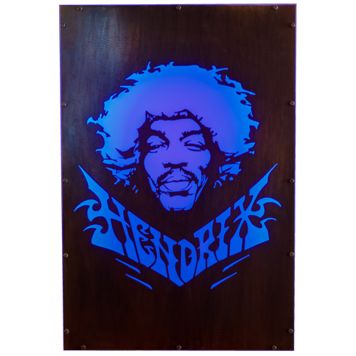 Illuminated Jimi Hendrix