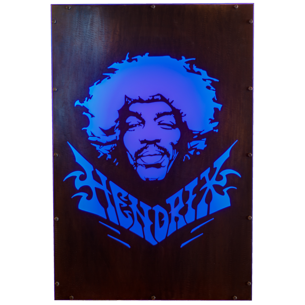 Illuminated Jimi Hendrix