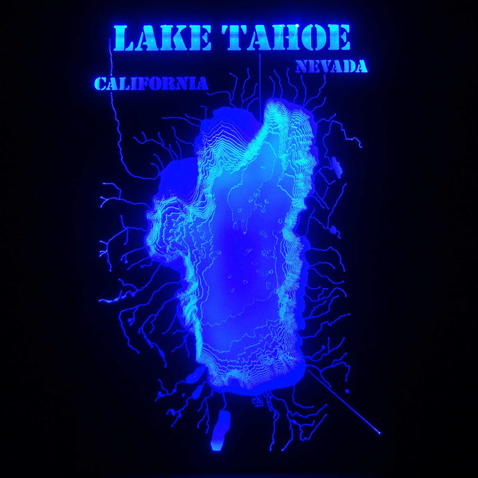 Illuminated Lake Tahoe